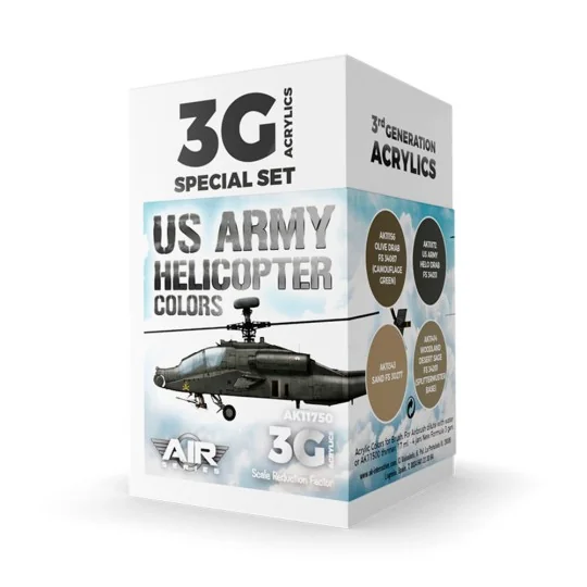 US Army Helicopter Colors SET 3G - AK Interactive AK11750