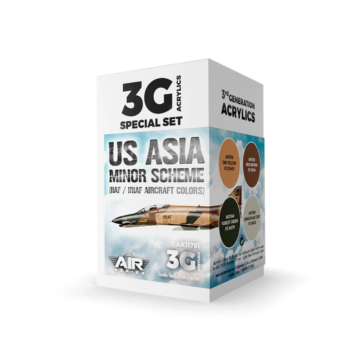 US Asia Minor Scheme (IIAF/IRIAF Aircraft) SET 3G - AK Interactive ...