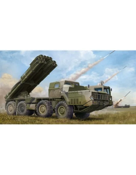 Russian 9A52-2 Smerch-M multiple rocket launcher of RSZO 9k58 Smerc...