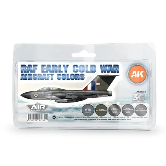 Early Cold War RAF Aircraft Colors SET 3G - AK Interactive AK11756