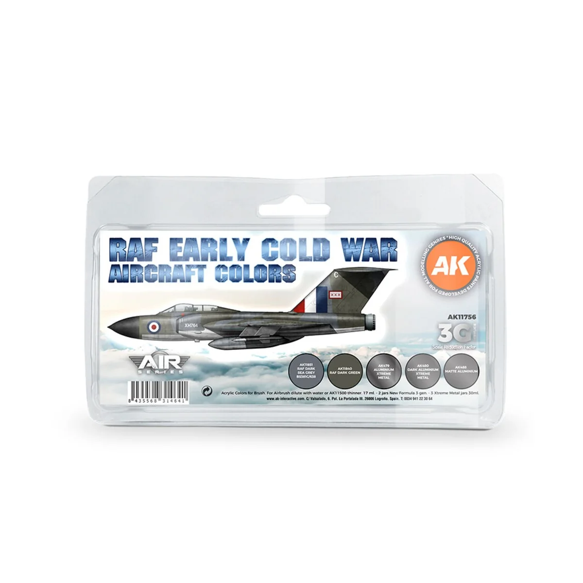 Early Cold War RAF Aircraft Colors SET 3G - AK Interactive AK11756