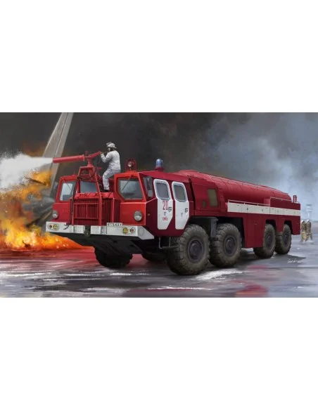 Airport Fire Fighting Vehicle AA-60 (MAZ-7310) 160.01, 1/35 - Trump...