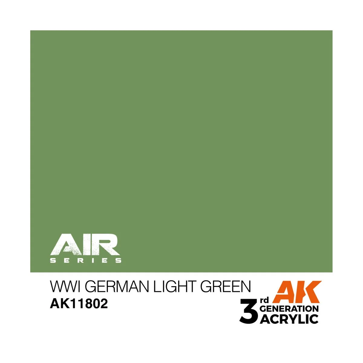 WWI German Light Green - AK Interactive AK11802 WWI German Light Green - AK Interactive AK11802