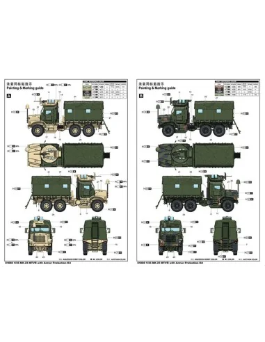 US MK23 MTVR MAS TRUCK, 1/35 - Trumpeter 01080