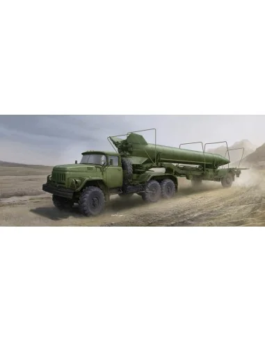 Soviet Zil-131V tow 2T3M1 Trailer with 8K14 Missile, 1/35 - Trumpet...