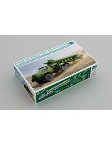 Soviet Zil-131V tow 2T3M1 Trailer with 8K14 Missile, 1/35 - Trumpet...