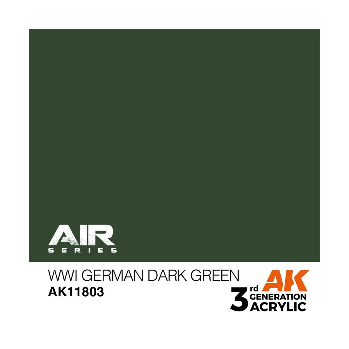 WWI German Dark Green - AK Interactive AK11803 WWI German Dark Green - AK Interactive AK11803