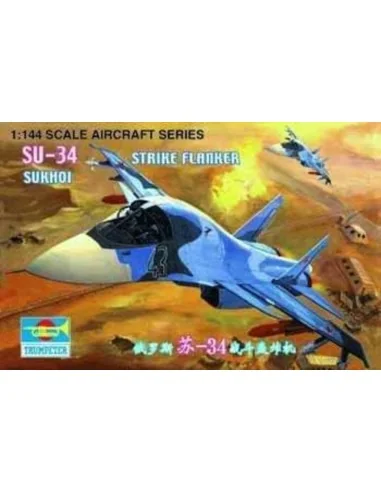 [NO_DESC] Sukhoi Su-34 Strike Flanker, 1/144 - Trumpeter 01329