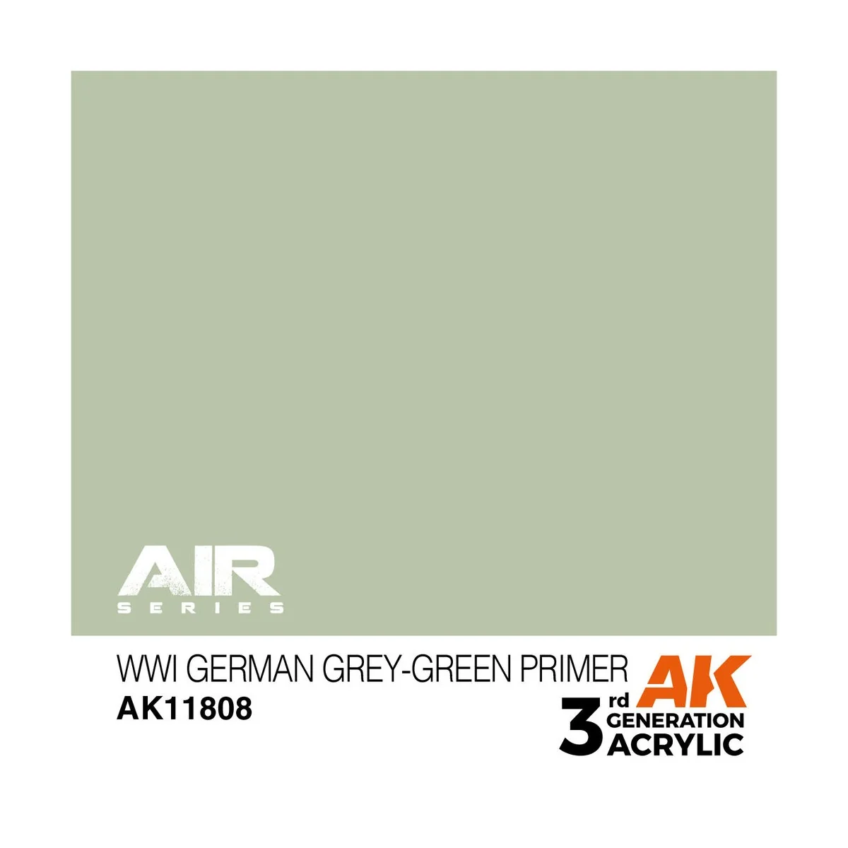 WWI German Grey-Green Primer - AK Interactive AK11808 WWI German Grey-Green Primer - AK Interactive AK11808