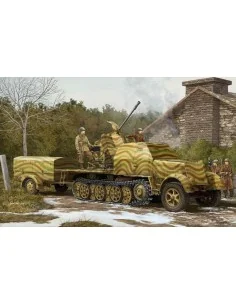 German 3, 7cm Flak 43 auf Selbstfahrlafette Sd.Kfz. 7/2, 1/35 - Tru...
