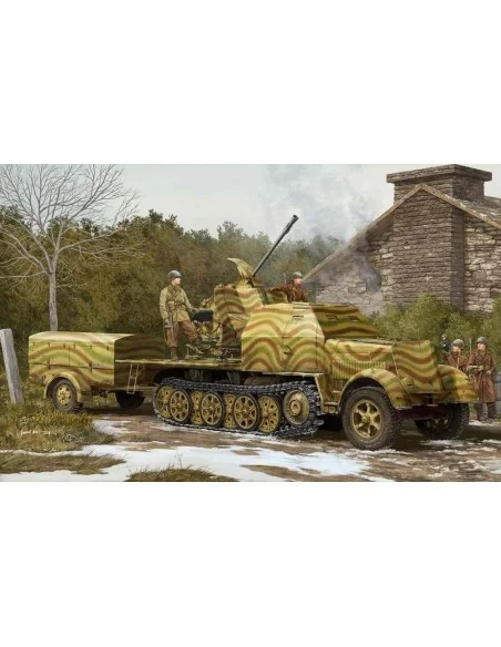 German 3, 7cm Flak 43 auf Selbstfahrlafette Sd.Kfz. 7/2, 1/35 - Tru...