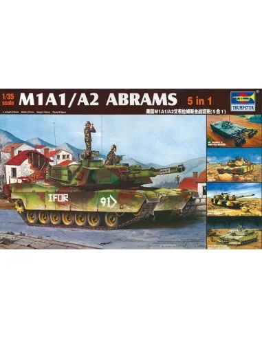 M1A1/A2 Abrams 5 in 1, 1/35 - Trumpeter 01535