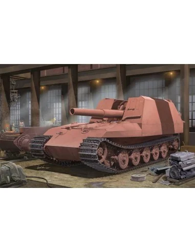 Geschützwagen Tiger Grille21/210mm Morta, 1/35 - Trumpeter 01540