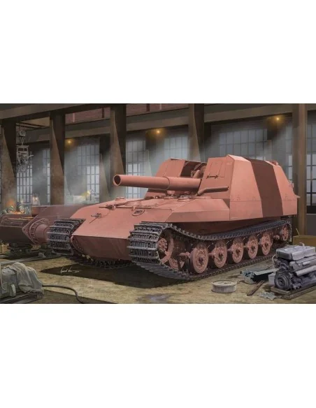 [NO_DESC] Geschützwagen Tiger Grille21/210mm Morta, 1/35 - Trumpete...