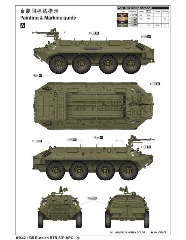 BTR-60P APC, 1/35 - Trumpeter 01542