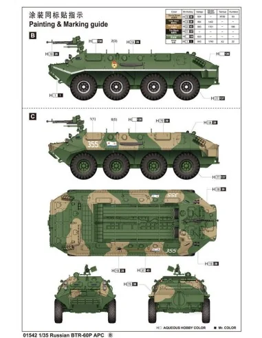 [NO_DESC] BTR-60P APC, 1/35 - Trumpeter 01542