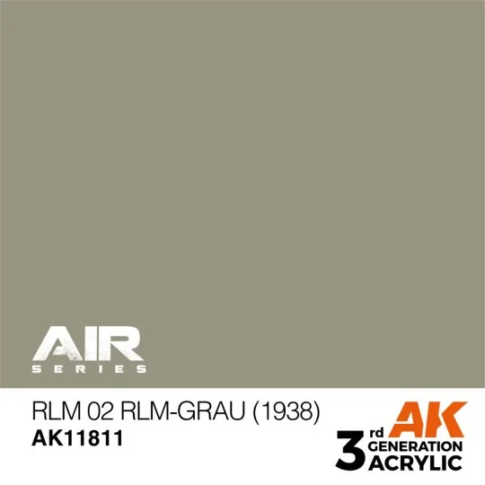 RLM 02 RLM-Grau (1938) - AK Interactive AK11811