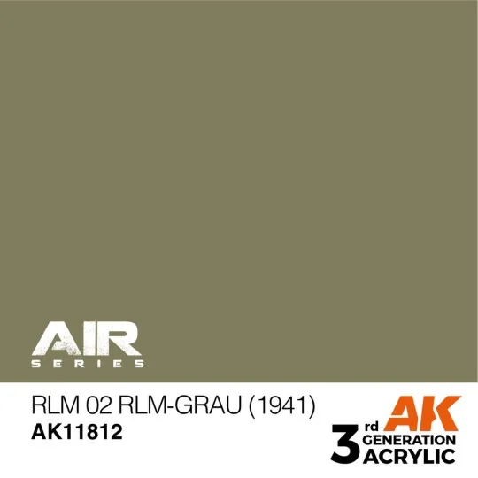 RLM 02 RLM-Grau (1941) - AK Interactive AK11812