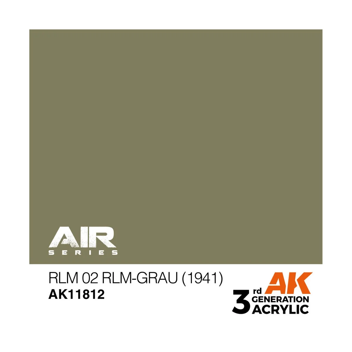 RLM 02 RLM-Grau (1941) - AK Interactive AK11812 RLM 02 RLM-Grau (1941) - AK Interactive AK11812