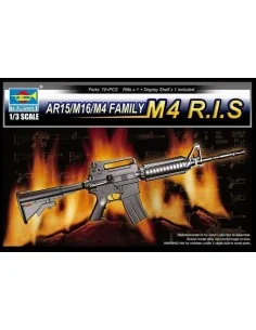 AR15/M16/M4 Family-M4 R.I.S., 1/3 - Trumpeter 01910