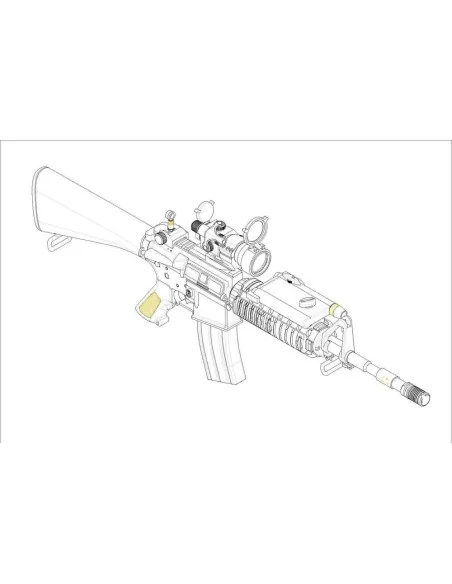 AR15/M16/M4 FAMILY-SR16, 1/3 - Trumpeter 01912