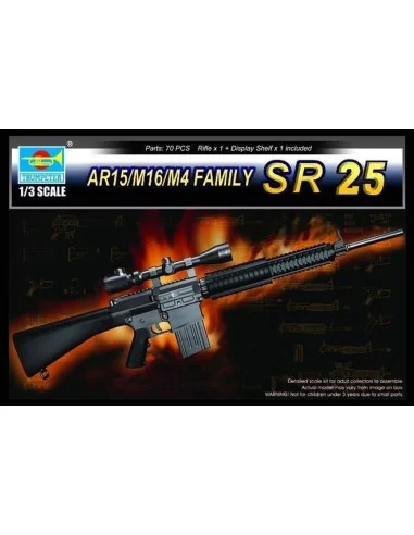 AR15/M16/M4 FAMILY-SR25, 1/3 - Trumpeter 01913