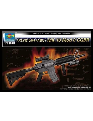 AR15/M16/M4 FAMILY-MK.18 Mod o CQBR, 1/3 - Trumpeter 01914