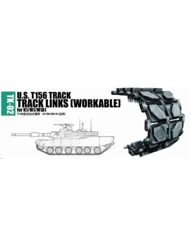 U.S. T156 track for K1/M1/M1A1, 1/35 - Trumpeter 02032