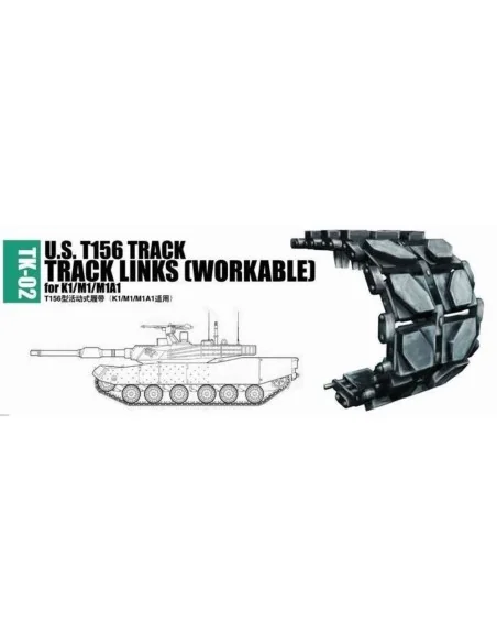 [NO_DESC] U.S. T156 track for K1/M1/M1A1, 1/35 - Trumpeter 02032