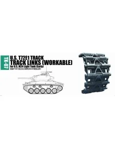 U.S. T72E1 track for M24 light tank (early), 1/35 - Trumpeter 02037