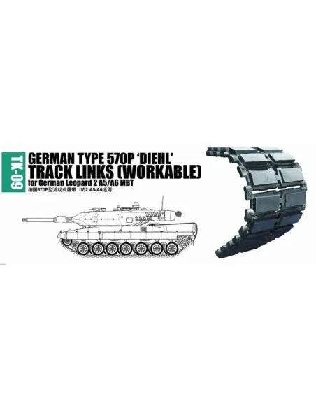 German type 570P 'DIEHL' for German Leopard 2 A5/A6 MBT, 1/35 - Tru...