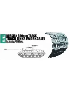 Russian 650mm track for Russian KV/JS tank, 1/35 - Trumpeter 02042