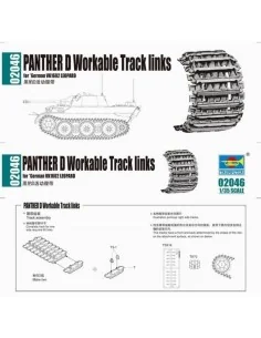 Panther D Workable Tracks links, 1/35 - Trumpeter 2046