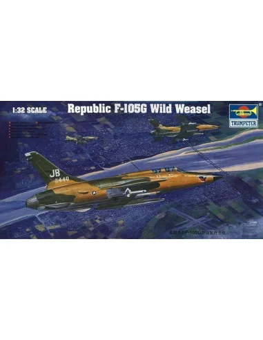 Republic F-105 G Wild Weasel, 1/32 - Trumpeter 02202