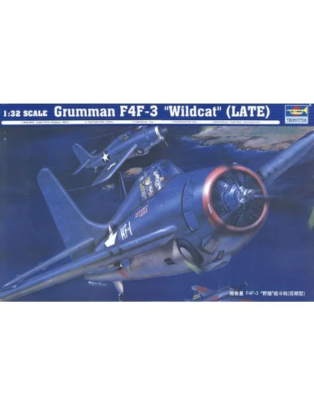 [NO_DESC] Grumman F4F-3 ''Wildcat'' (late), 1/32 - Trumpeter 02225