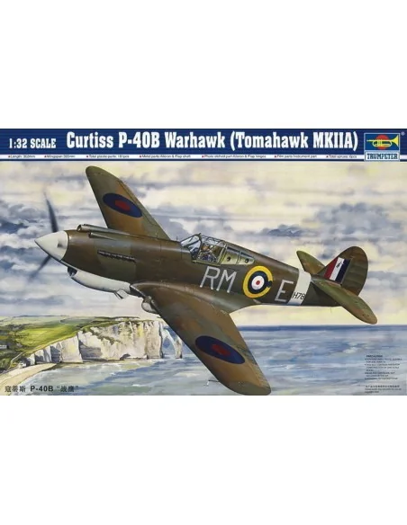 Curtiss P-40B Warhawk, 1/32 - Trumpeter 02228