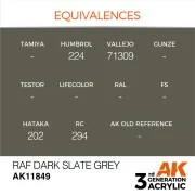 RAF Dark Slate Grey - AK Interactive AK11849