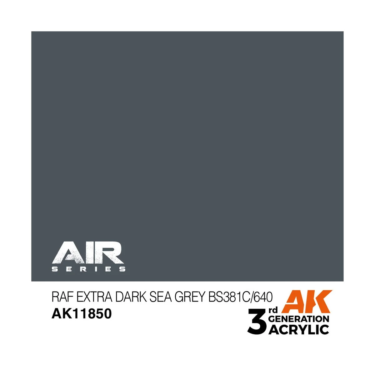 RAF Extra Dark Sea Grey BS381C/640 - AK Interactive AK11850