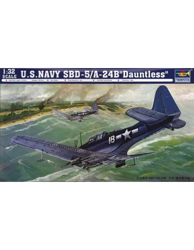 SBD-5/A-24B Dauntless US Navy, 1/32 - Trumpeter 02243