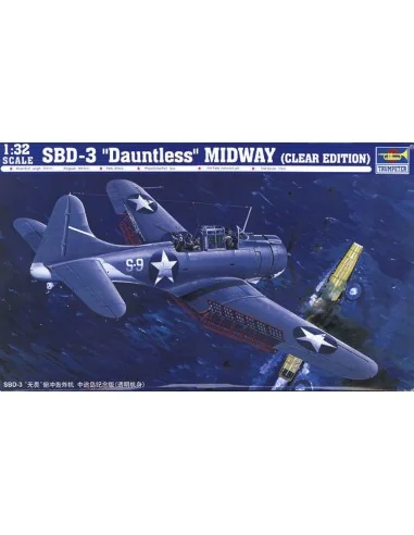 [NO_DESC] SBD-3 Dauntless Midway US Navy, 1/32 - Trumpeter 02244