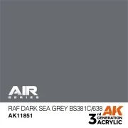 RAF Dark Sea Grey BS381C/638 - AK Interactive AK11851 RAF Dark Sea Grey BS381C/638 - AK Interactive AK11851
