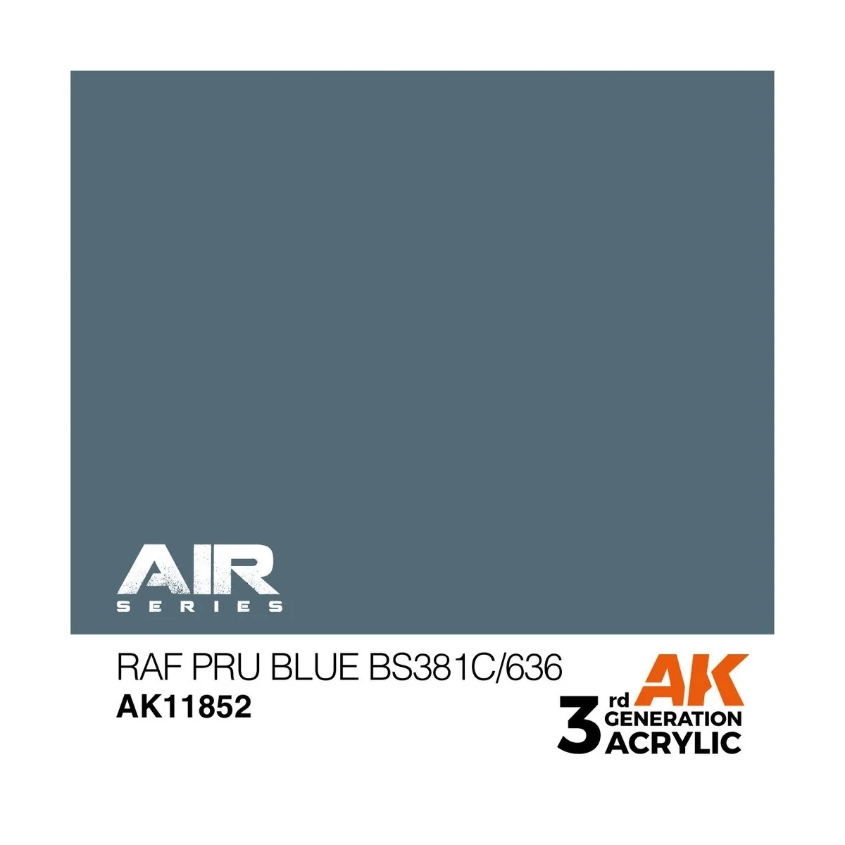RAF PRU Blue BS381C/636 - AK Interactive AK11852 RAF PRU Blue BS381C/636 - AK Interactive AK11852