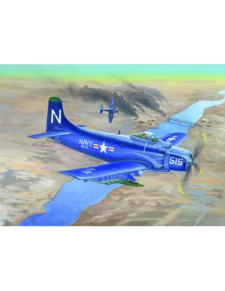 [NO_DESC] A-1D AD-4 Skyraider, 1/32 - Trumpeter 02252