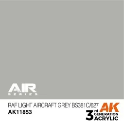 RAF Light Aircraft Grey BS381C/627 - AK Interactive AK11853