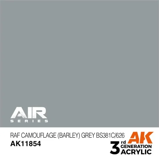 RAF Camouflage (Barley) Grey BS381C/626 - AK Interactive AK11854