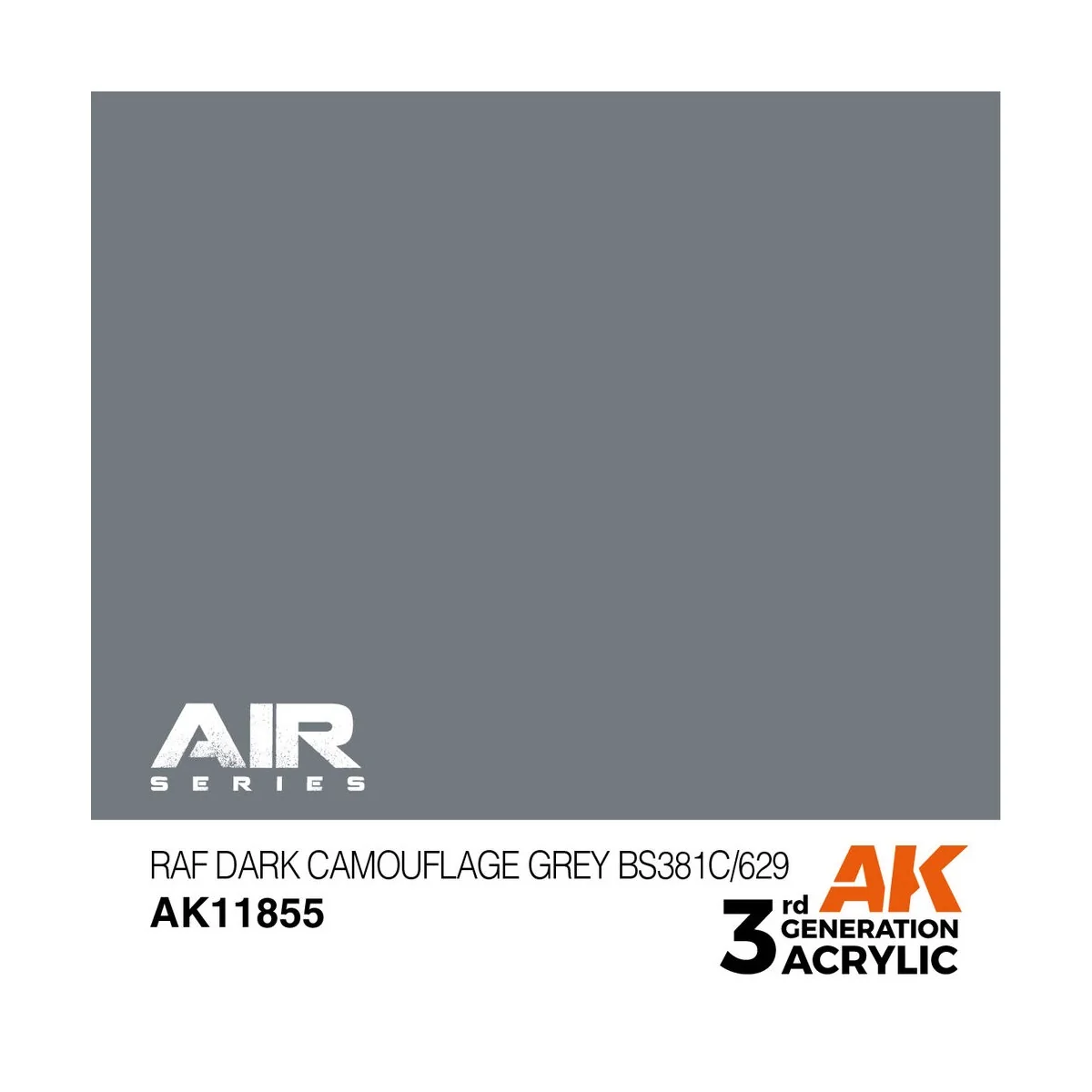 RAF Dark Camouflage Grey BS381C/629 - AK Interactive AK11855