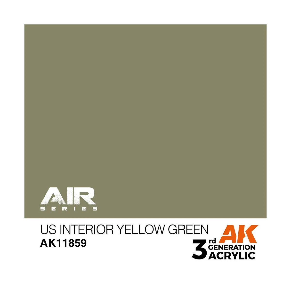 US Interior Yellow Green - AK Interactive AK11859