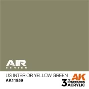 US Interior Yellow Green - AK Interactive AK11859 US Interior Yellow Green - AK Interactive AK11859
