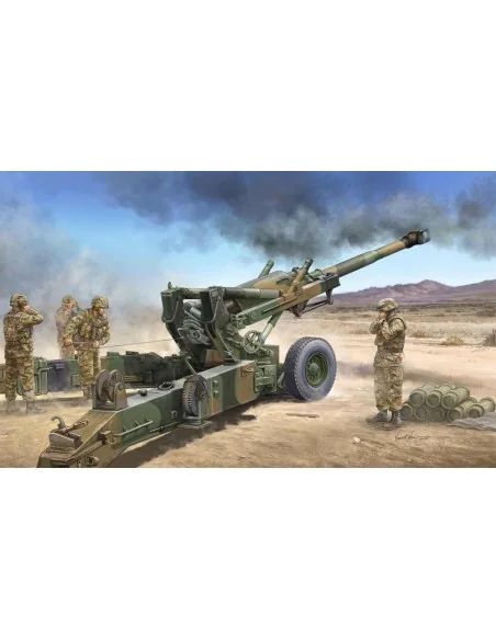 US M198 155mm Medium Towed Howitzer Early Version, 1/35 - Trumpeter...