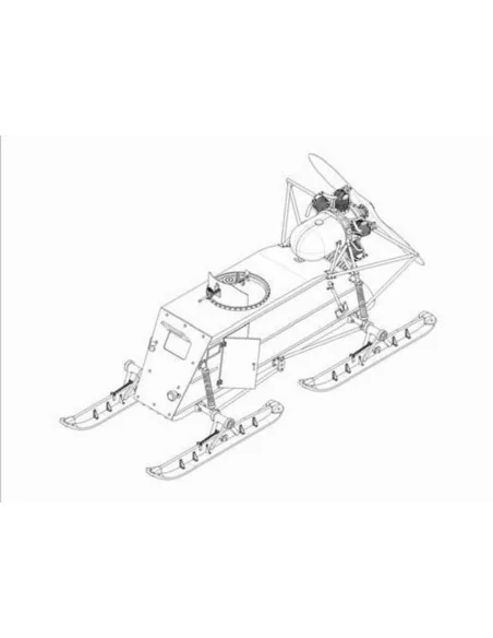 Soviet NKL-26 Armoured Aerosan, 1/35 - Trumpeter 02321
